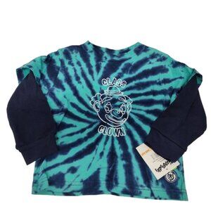 Flapdoodles 2T 100% Cotton Y2K Tie Dye Long-sleeved Boys Shirt NWT